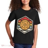 Retro Badge Crokinole Board Kids T-Shirt thumb 2