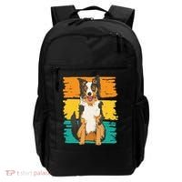 Retro Border Collie Backpack thumb 0