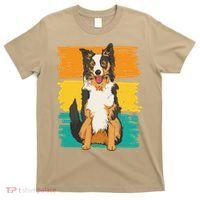 Retro Border Collie T-Shirt thumb 0