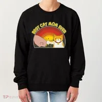 Retro Best Cat Mom Ever Women's Sweatshirt thumb 0