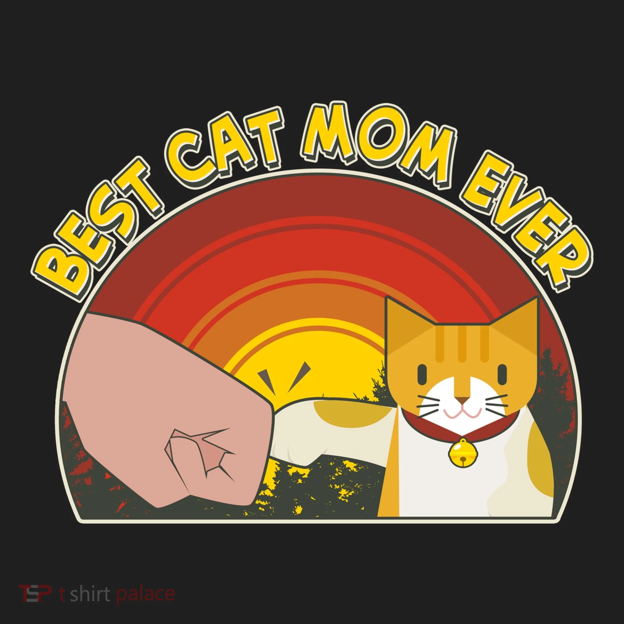 Retro Best Cat Mom Ever Women's Sweatshirt