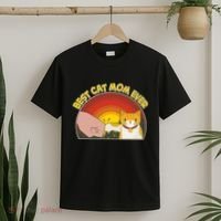 Retro Best Cat Mom Ever T-Shirt thumb 2