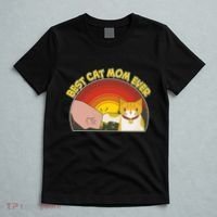 Retro Best Cat Mom Ever T-Shirt thumb 5