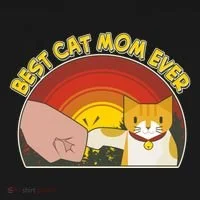 Retro Best Cat Mom Ever Bucket Hat thumb 4