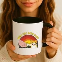 Retro Best Cat Mom Ever Coffee Mug thumb 3