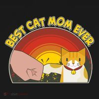 Retro Best Cat Mom Ever Pajama Set thumb 2