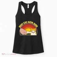 Retro Best Cat Mom Ever Women's Tank Top thumb 0
