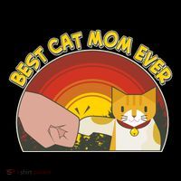 Retro Best Cat Mom Ever Women's T-Shirt thumb 6
