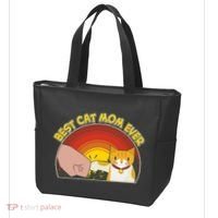 Retro Best Cat Mom Ever Tote Bag thumb 3