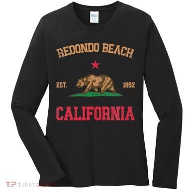 Redondo Beach California Women's Long Sleeve Shirt