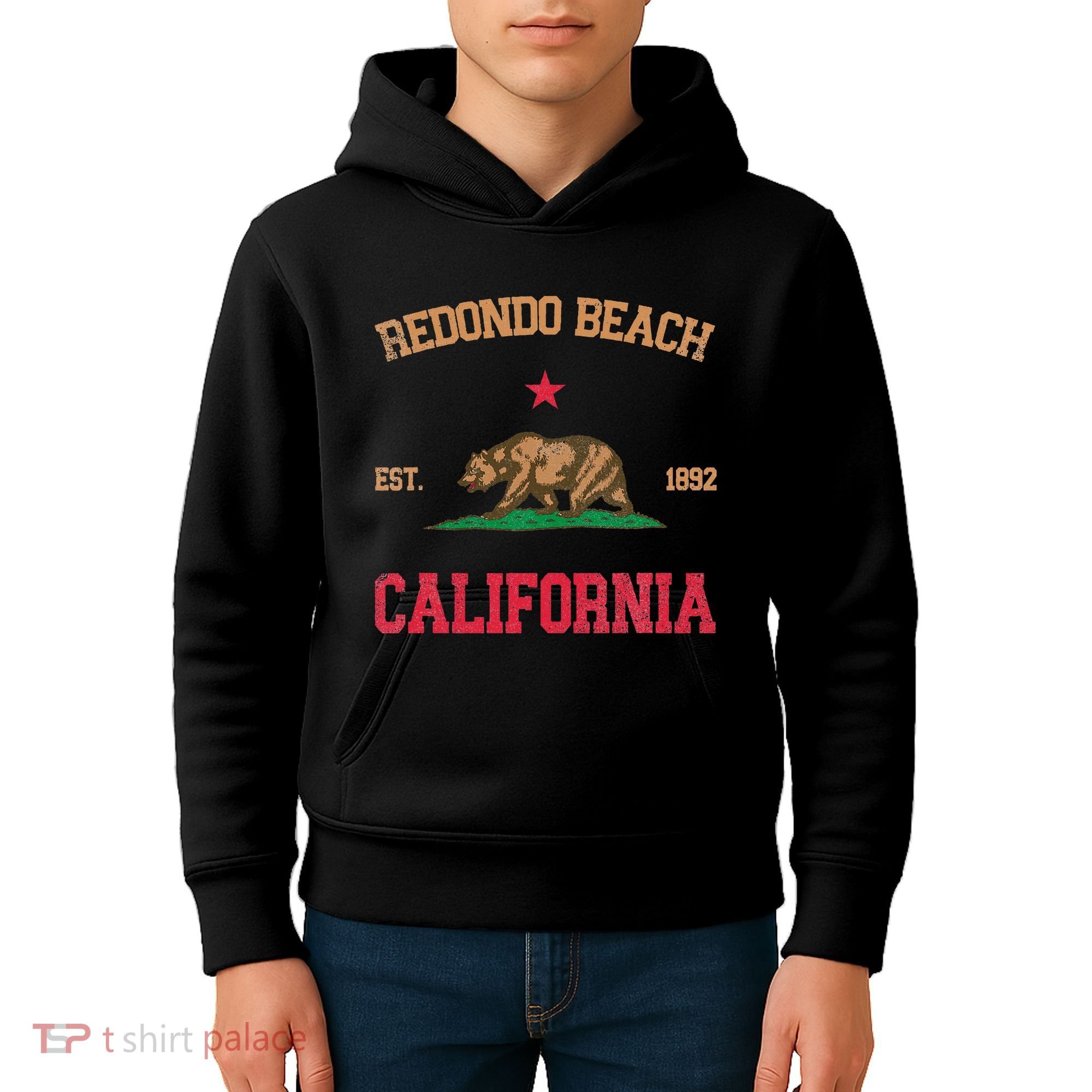 Redondo Beach California Kids Hoodie