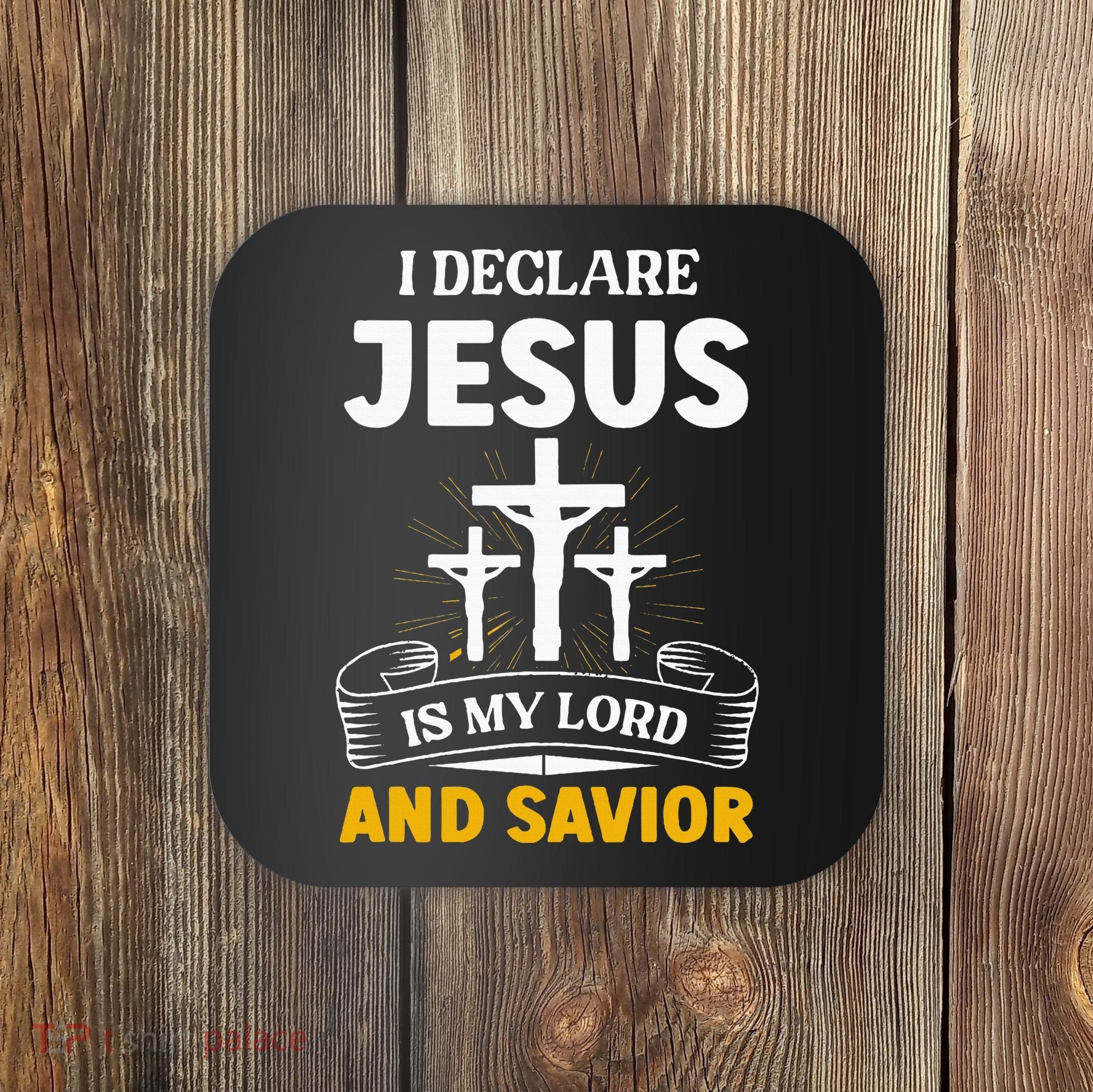 Religious Bible Church Jesus Is My Lord And Savior Coaster