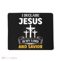 Religious Bible Church Jesus Is My Lord And Savior Mousepad thumb 0