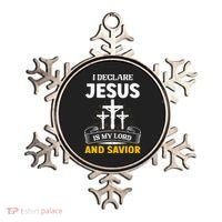 Religious Bible Church Jesus Is My Lord And Savior Ornament thumb 0