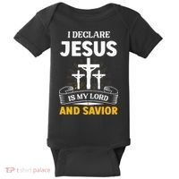 Religious Bible Church Jesus Is My Lord And Savior Baby Bodysuit thumb 0