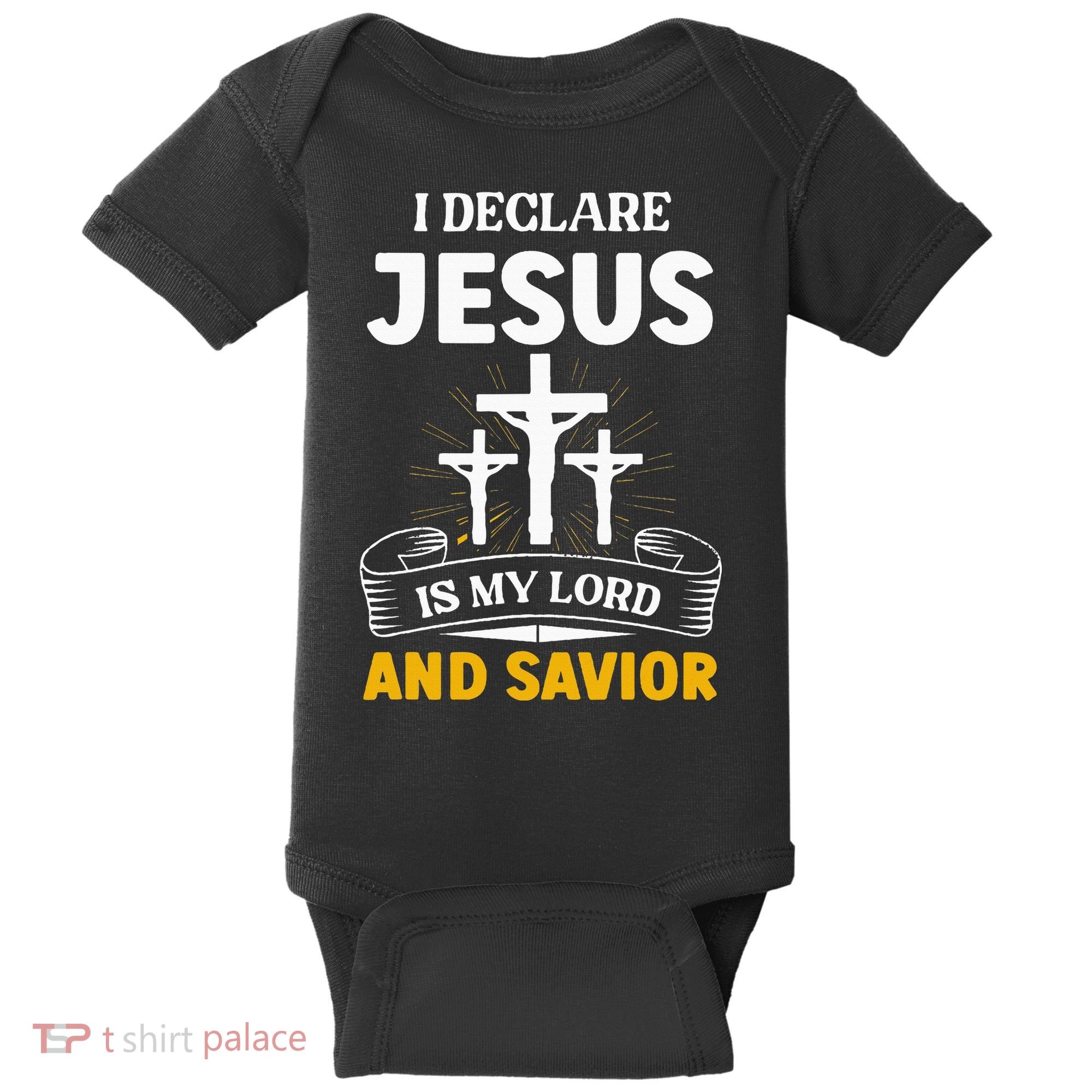 Religious Bible Church Jesus Is My Lord And Savior Baby Bodysuit