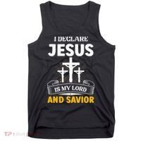 Religious Bible Church Jesus Is My Lord And Savior Tank Top thumb 0