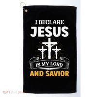 Religious Bible Church Jesus Is My Lord And Savior Golf Towel thumb 0
