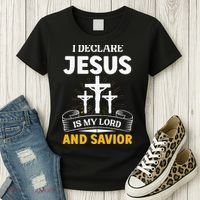 Religious Bible Church Jesus Is My Lord And Savior Women's T-Shirt thumb 3