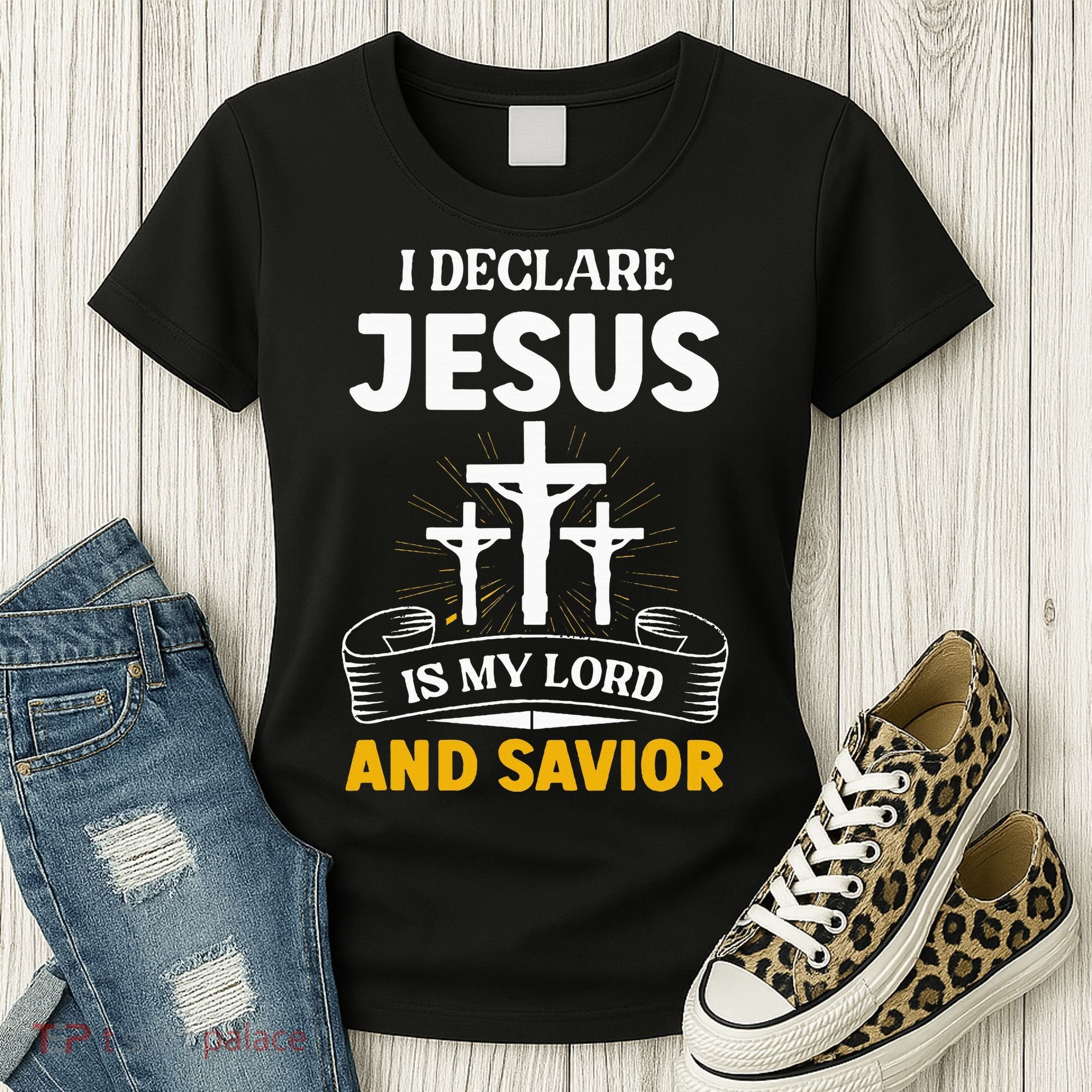 Religious Bible Church Jesus Is My Lord And Savior Women's T-Shirt