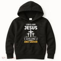 Religious Bible Church Jesus Is My Lord And Savior Kids Hoodie thumb 0