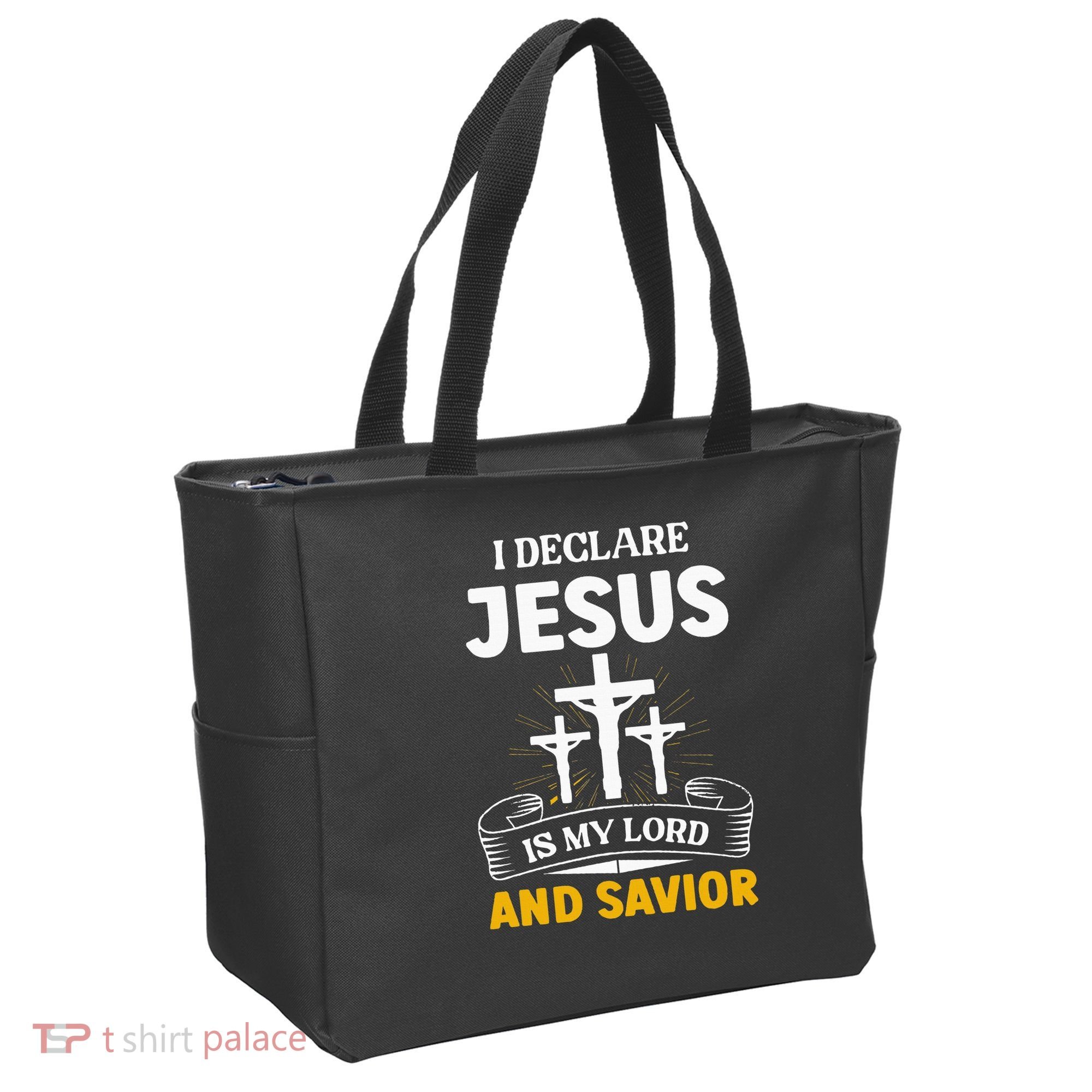 Religious Bible Church Jesus Is My Lord And Savior Tote Bag