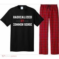 Radicalized By Common Sense Truth Logic And Free Thinkin Pajama Set thumb 0