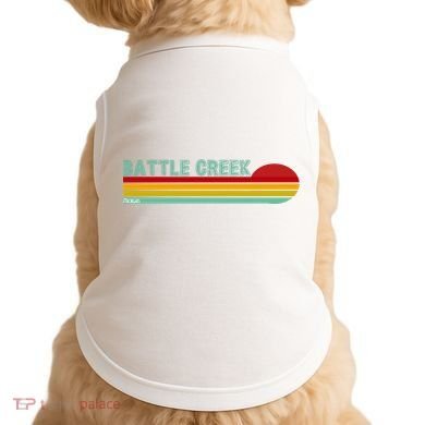 Retro Battle Creek Michigan Doggie Tank