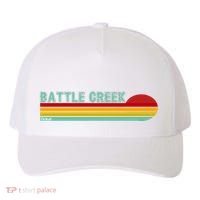 Retro Battle Creek Michigan Yupoong Adult 5-Panel Trucker Hat thumb 0