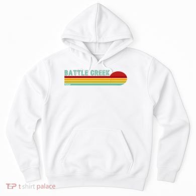 Retro Battle Creek Michigan Hoodie