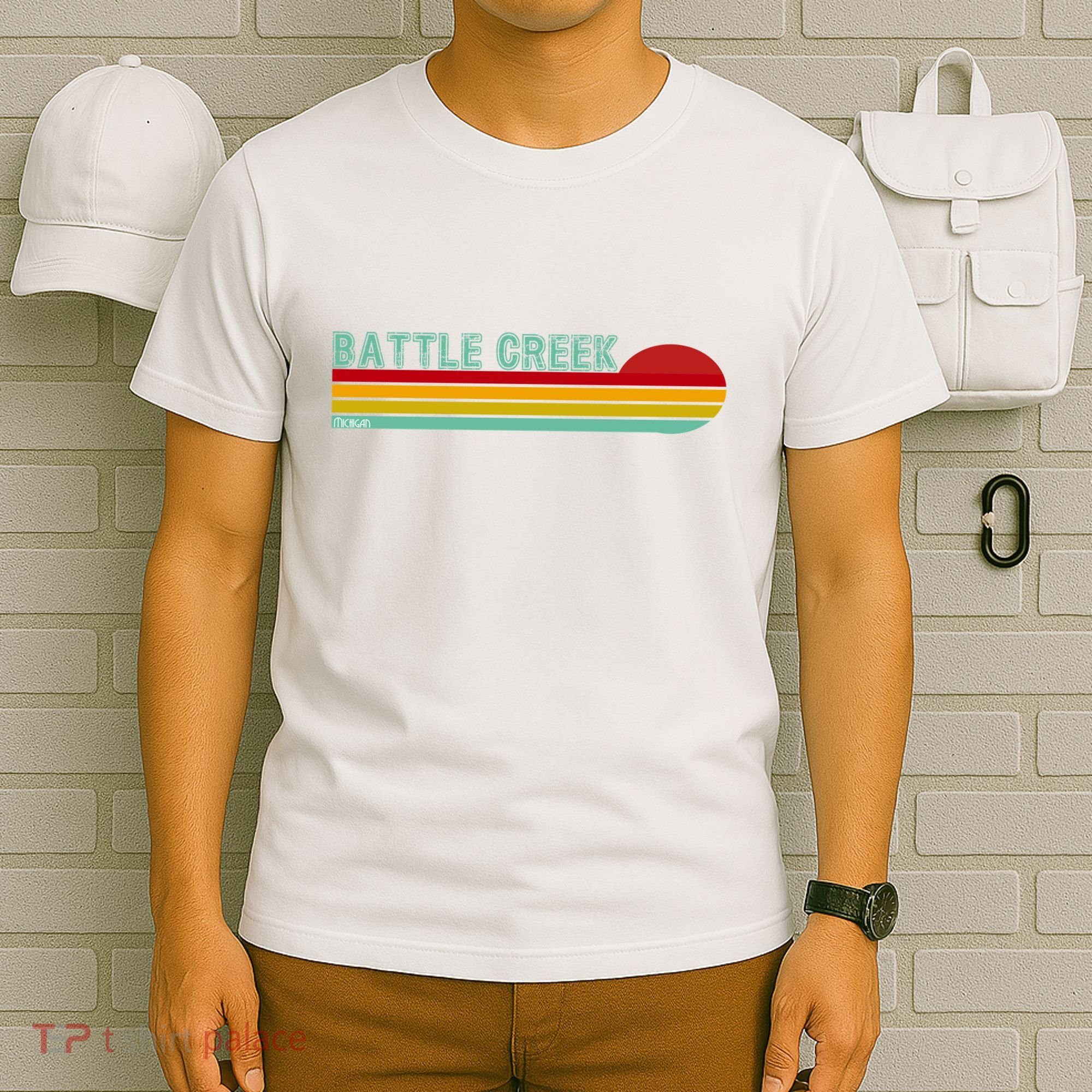 Retro Battle Creek Michigan T-Shirt