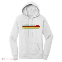 Retro Battle Creek Michigan Women's Hoodie thumb 0