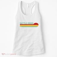 Retro Battle Creek Michigan Women's Tank Top thumb 0