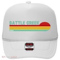 Retro Battle Creek Michigan Hat thumb 0