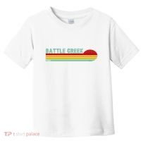 Retro Battle Creek Michigan Toddler T-Shirt thumb 0