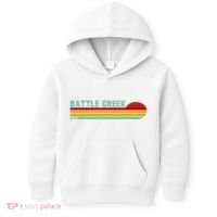 Retro Battle Creek Michigan Kids Hoodie thumb 0