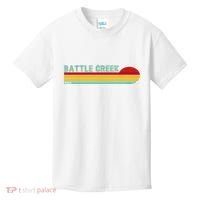 Retro Battle Creek Michigan Kids T-Shirt thumb 0