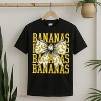 Retro Bananas Coquette Bow T-Shirt thumb 2