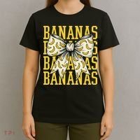 Retro Bananas Coquette Bow T-Shirt thumb 4