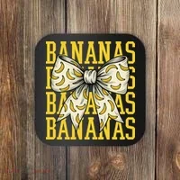 Retro Bananas Coquette Bow Coaster thumb 0