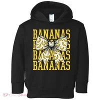 Retro Bananas Coquette Bow Toddler Hoodie thumb 0