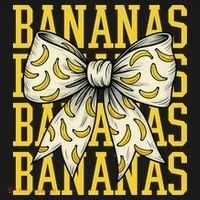 Retro Bananas Coquette Bow Toddler Hoodie thumb 2