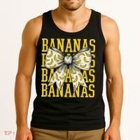 Retro Bananas Coquette Bow Tank Top thumb 3