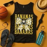 Retro Bananas Coquette Bow Tank Top thumb 4