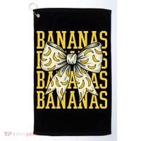 Retro Bananas Coquette Bow Golf Towel thumb 0