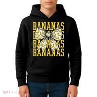 Retro Bananas Coquette Bow Kids Hoodie thumb 4