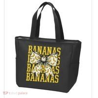 Retro Bananas Coquette Bow Tote Bag thumb 3