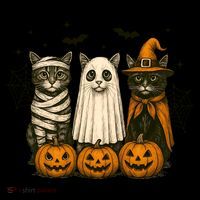 Retro Black Cat Witch Scary Halloween Pumpkin Spooky Coffee Mug thumb 5