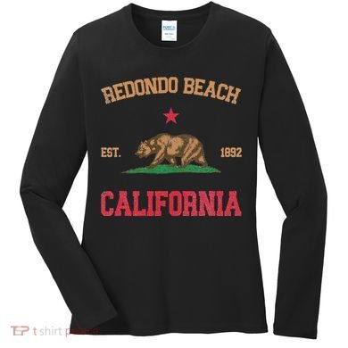 Redondo Beach California Women's Long Sleeve Shirt