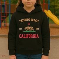 Redondo Beach California Kids Hoodie thumb 3
